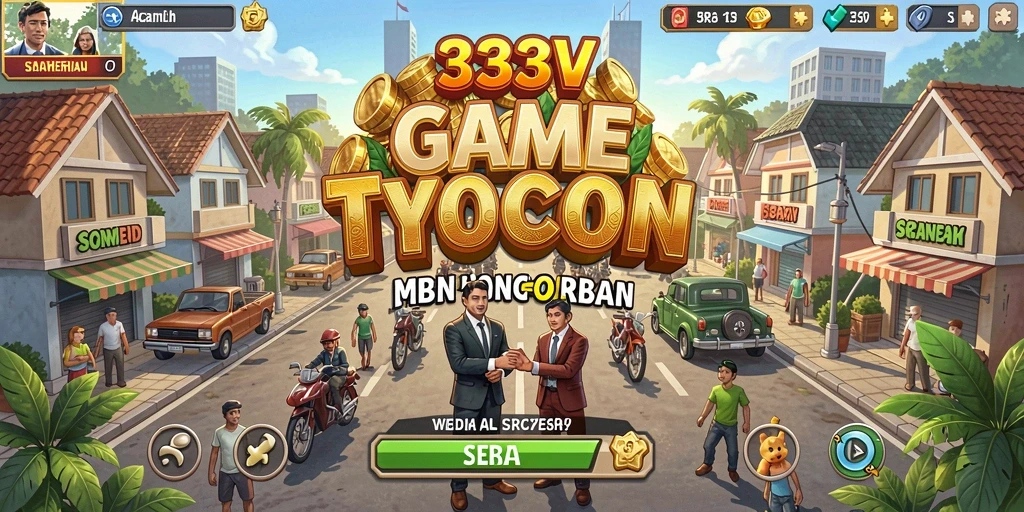 Tampilan menarik dari gameplay 333V yang menantang.