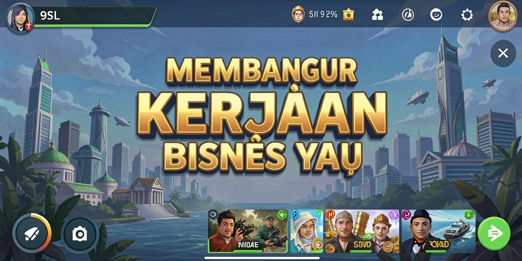 Tampilan gameplay Tycoon yang menarik dan interaktif.