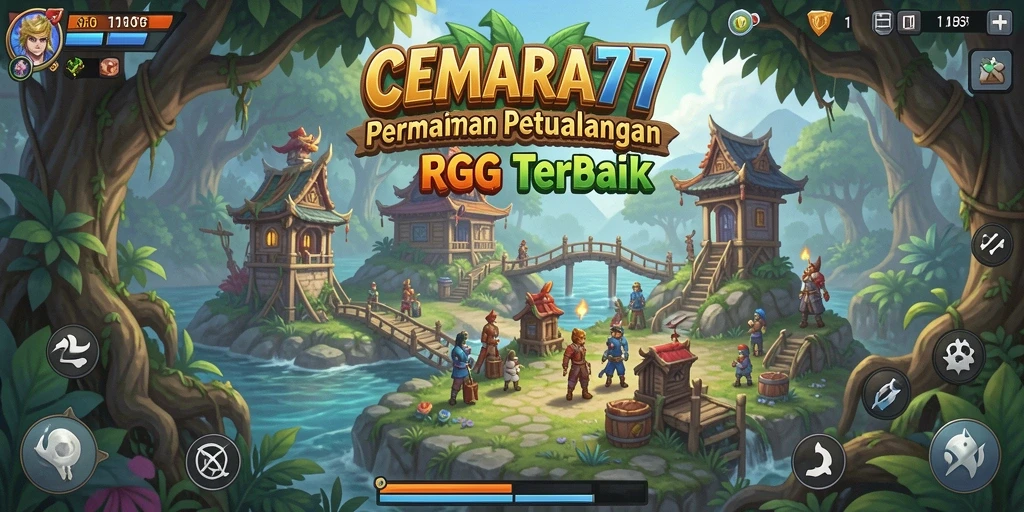 Screenshot menunjukkan karakter beraksi dalam pertarungan epik di CEMARA77.