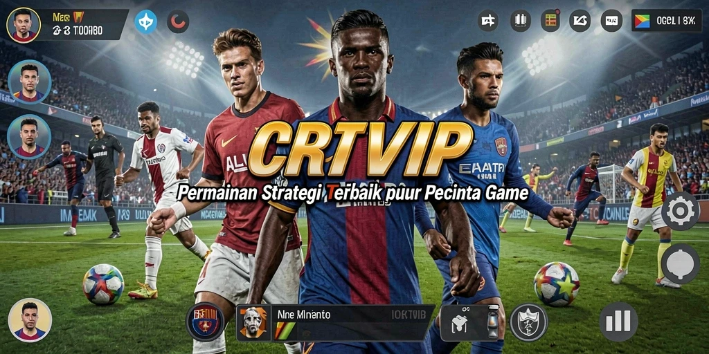 Screenshot gameplay CR7VIP, menunjukkan strategi menawan dan grafis berkualitas tinggi.
