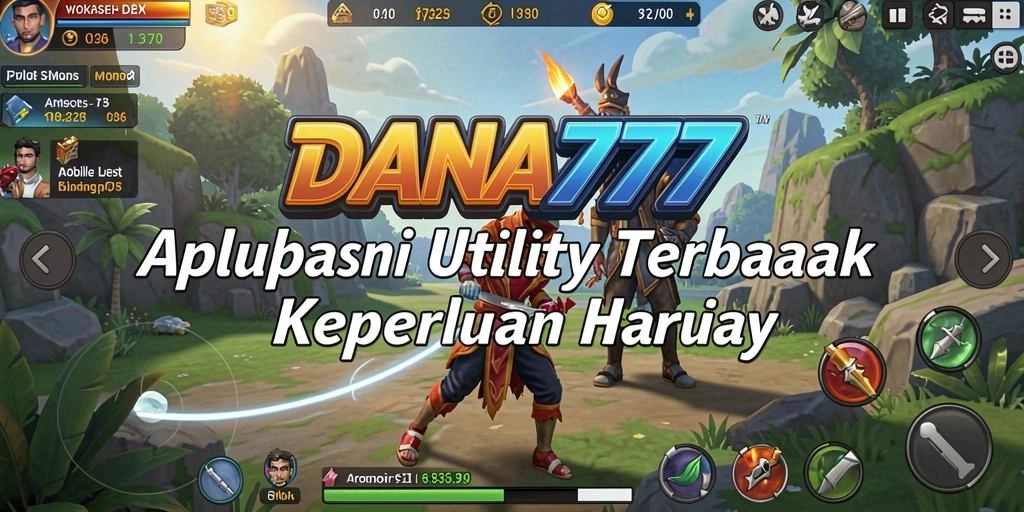 Screenshot DANA777 menunjukkan antarmuka pengguna yang intuitif dan modern.