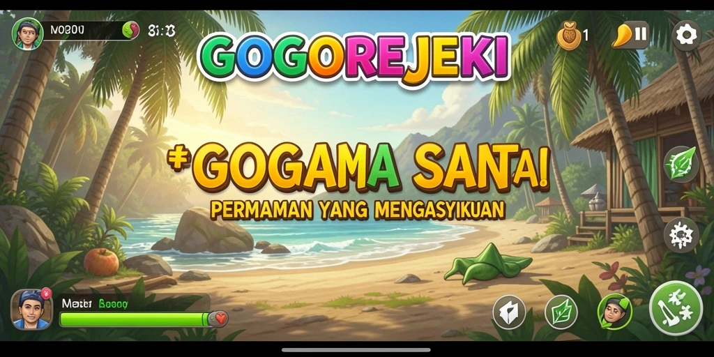Tangkapan layar GOGOREJEKI menampilkan gameplay yang penuh warna dan menyenangkan.
