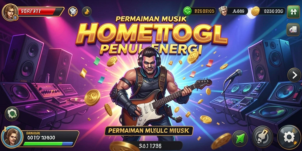 Tampilan gameplay HOMETOGEL yang seru dan interaktif.
