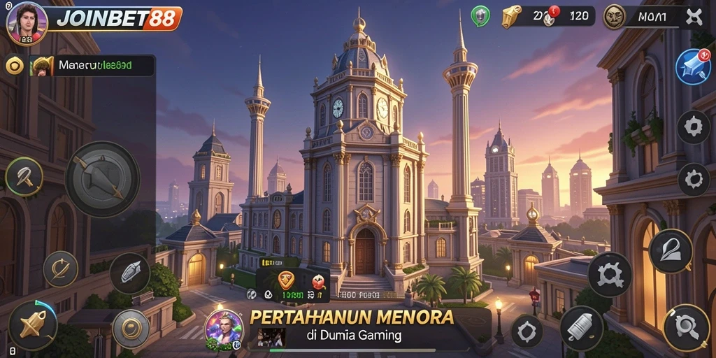 Tampilan gameplay seru dari JOINBET88 Tower Defense.