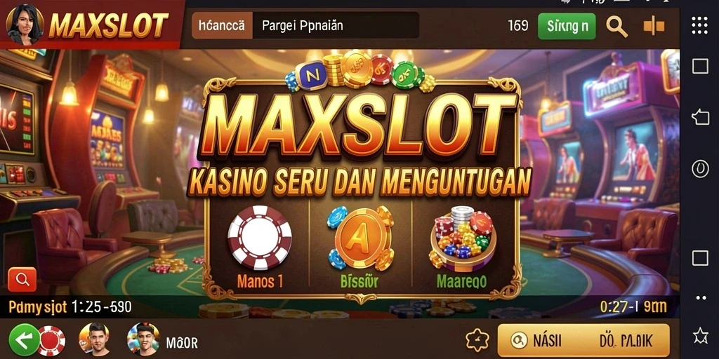 Tampilan gameplay <strong>MAXSLOT</strong> yang menarik dan interaktif.