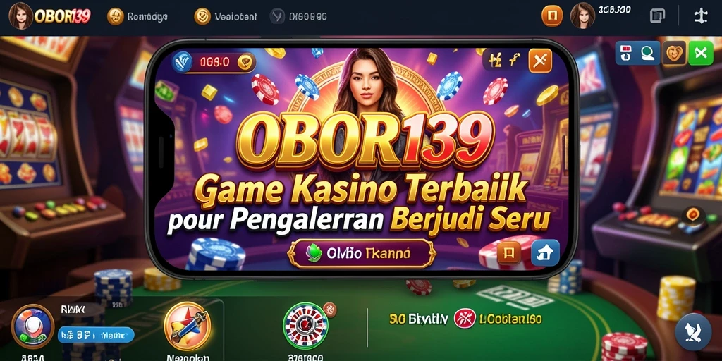 Tampilan gameplay Kasino OBOR138 yang menarik dan mendebarkan.
