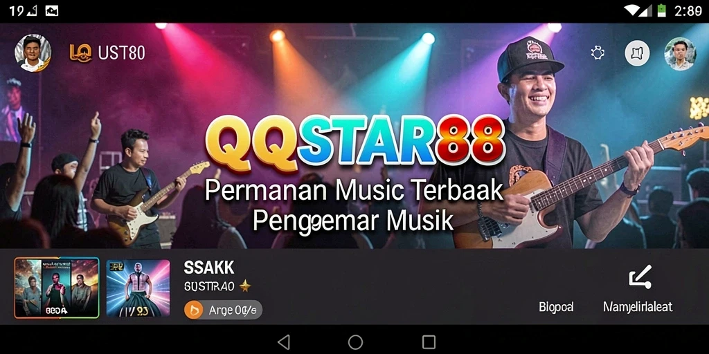 Screenshot gameplay QQSTAR88 menampilkan keseruan bermain musik dengan teman.