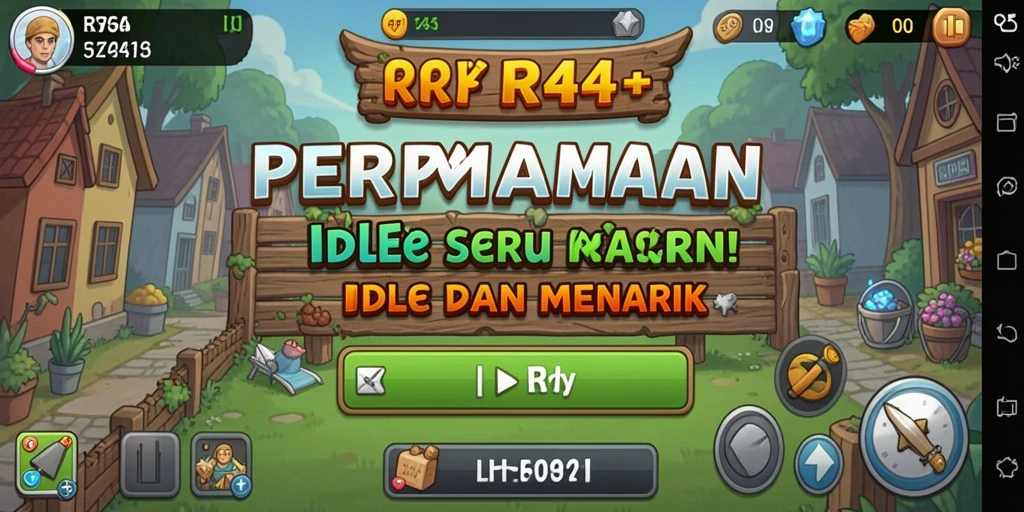 Tampilan gameplay utama RR44 yang mengasyikkan dan interaktif.