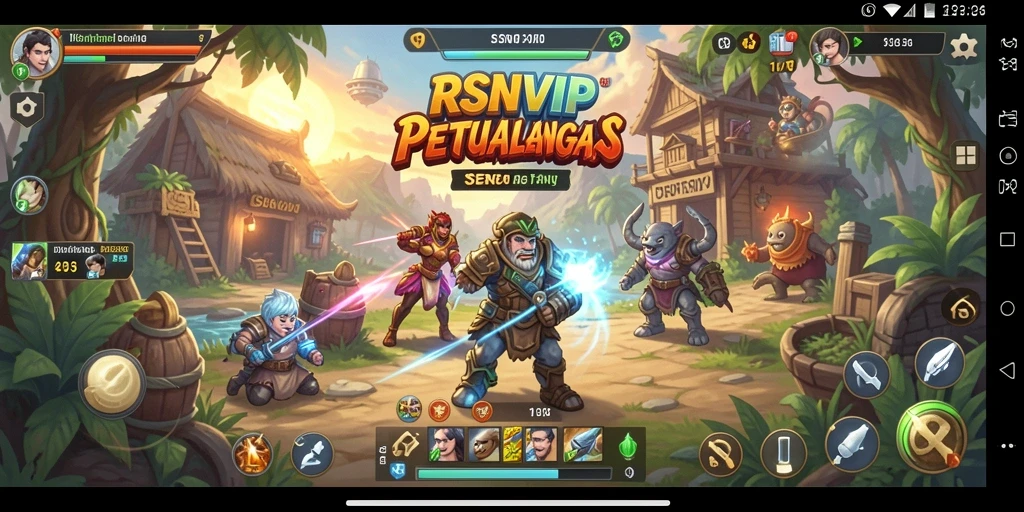 Gameplay RSNVIP yang menampilkan eksplorasi dunia penuh tantangan.