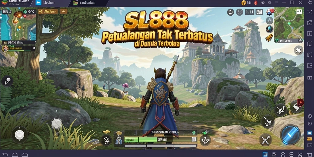 Tampilan gameplay SL888 yang memukau dalam dunia terbuka.