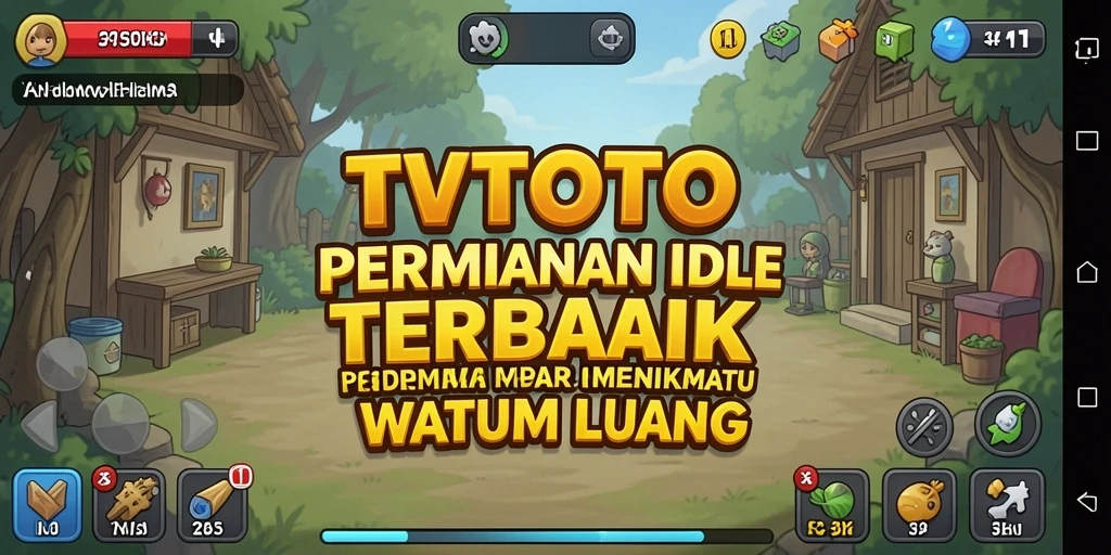 Tampilan gameplay seru dari TVTOTO dalam mode Idle.