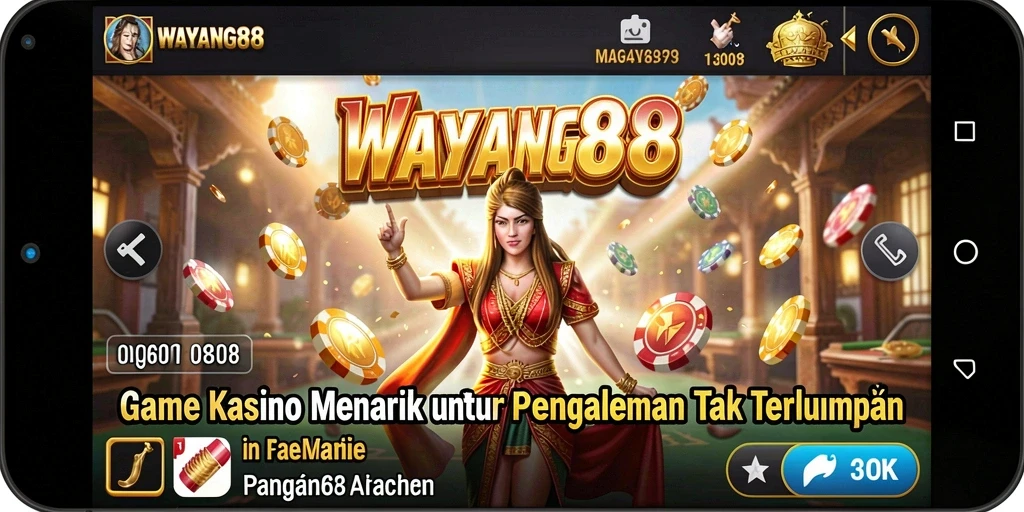 Tampilan gameplay WAYANG88 yang menarik dan menyenangkan.